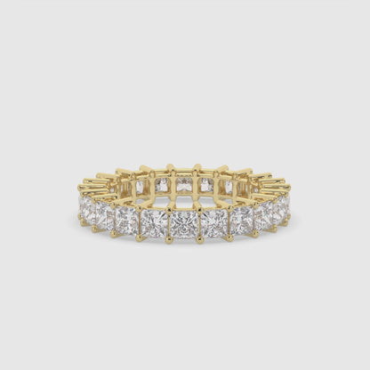 Princess Cut Diamond Eternity Band Ring
