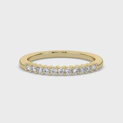Stackable Diamond Wedding Band