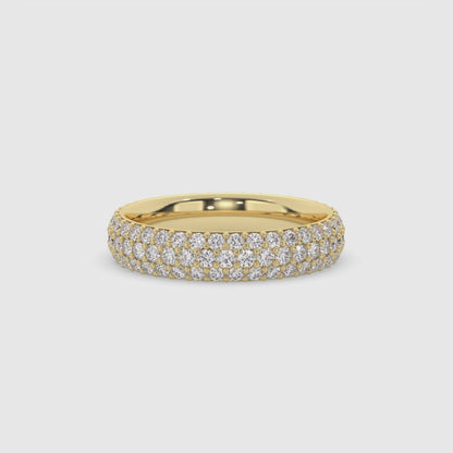 Round Diamond Pavé Eternity Band Ring