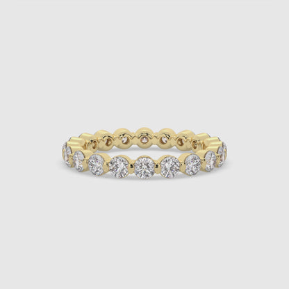 Classic Round Diamond Eternity Band Ring