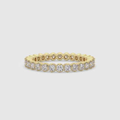 Round Brilliant Diamond Eternity Band Ring