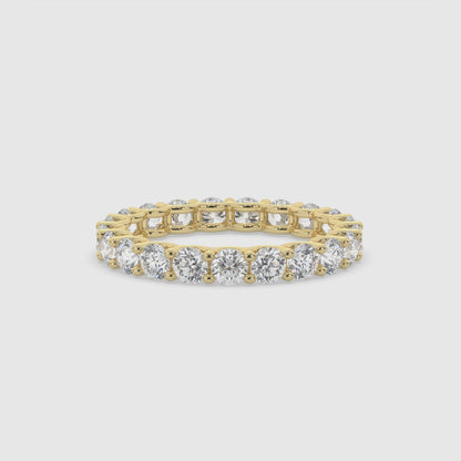 Round Brilliant Cut Diamond Eternity Band Ring