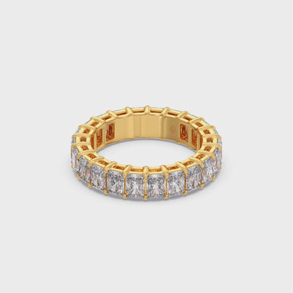 Splendid Radiant Diamond Eternity Ring