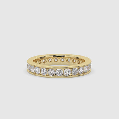 Round Brilliant Diamond Full Eternity Ring