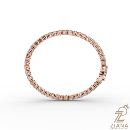 Round Brilliant Cut Diamond Tennis Bracelet