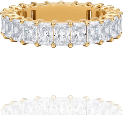 Splendid Radiant Diamond Eternity Ring
